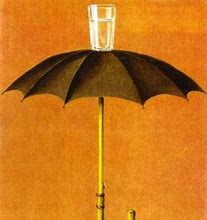 Image result for Golconda by Rene Magritte