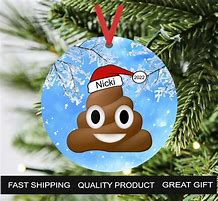 Image result for Poop Emoji with Santa Hat