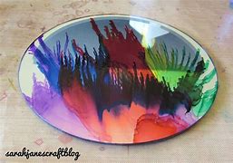 Image result for Alcohol Ink and Mirror Paint