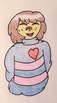 Image result for Frisk Happy Face