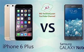 Image result for iPhone 6 Plus vs Samsung