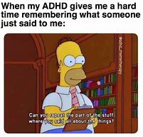 Image result for Funny ADHD