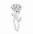 Image result for Flower Rose Diamond Engagement Ring