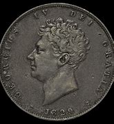 Image result for 1829 Half Crown