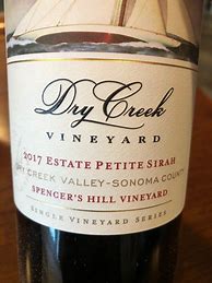 Image result for Dry Creek Petite Sirah Estate Spencer's Hill