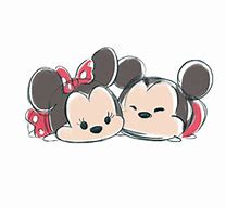 Image result for Mickey and Minnie Mouse Laying Down
