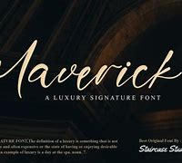 Image result for Maverick Font