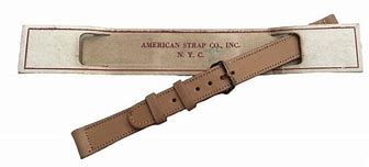 Image result for Vintage WW2 Leather Watch Strap