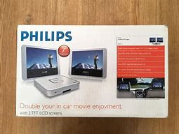 Image result for Philips Portable DVD Player Dual Screen Car Adapter