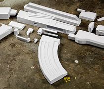 Image result for Papercraft AK-47