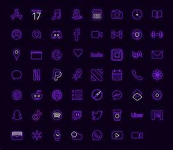 Image result for Purple Icon Neon
