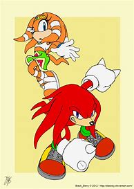 Image result for Knuckles and Tikal Knuxikal