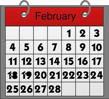 Image result for February Calendar Month Clip Art