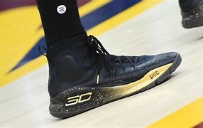 Image result for Curry 4 Black and Gold