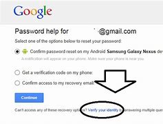 Image result for Recovery of Gmail Password