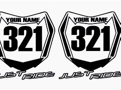 Image result for Motocross Number Plate Template