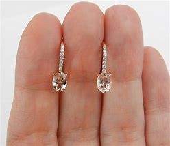 Image result for Pink Earrings Rose Gold