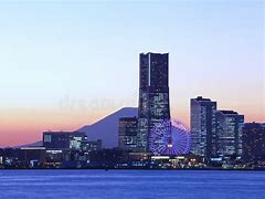 Image result for Yokohama Skyline Mt. Fuji