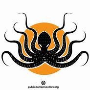 Image result for Octopus Silhouette Vector Clip Art