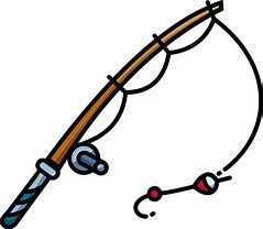 Image result for Cartoon Fishing Pole Clip Art