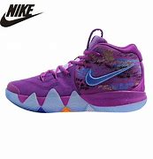 Image result for Kyrie Irving Shoes Purple with Fire