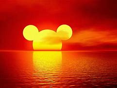 Image result for Mickey Mouse Sunset