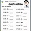 Image result for Activity Sheets for Grade 1 Math Subtraction