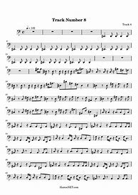 Image result for 8 Notes Music Sheet