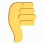 Image result for Thumbs Down Emoji Black and White