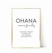 Image result for Ohana Means Family Wall Art