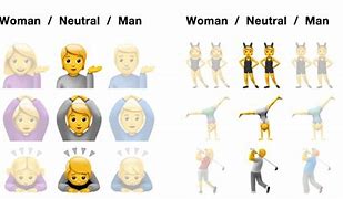 Image result for iOS Emoji Gender