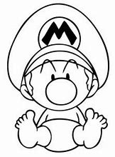 Image result for Baby Mario Drawing