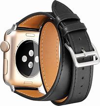 Image result for Black Leather Apple Watch Strap