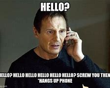Image result for Person Hanging Up Phone Memes