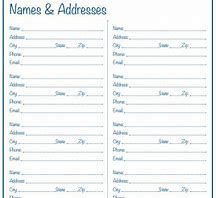 Image result for Address Book Printable PDF Template