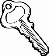 Image result for Lock and Key Coloring Pages