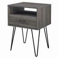 Image result for Hairpin Leg Nightstand