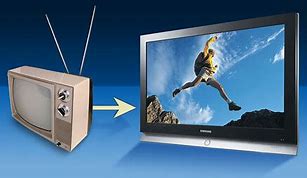 Image result for A Pic of a Old and New TV