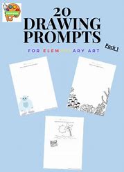 Image result for Elementary Art Drawing Prompts