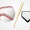 Image result for Baseball and Bat Icon