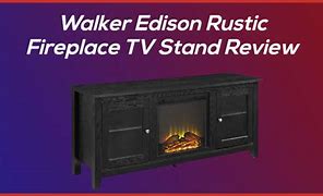 Image result for 70 Inch Cherry TV Stand with Fireplace