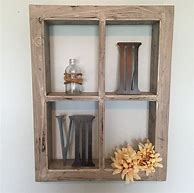 Image result for Rustic Window Frame Decorative