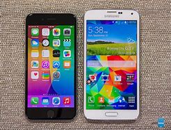 Image result for Galaxy S5 vs iPhone 6