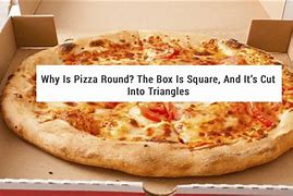 Image result for Square Pizza Circle Box