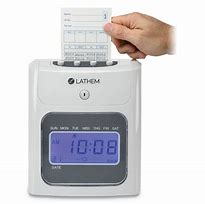 Image result for Lathem Digital Time Clock