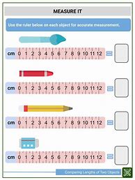 Image result for Measure Length Worksheet