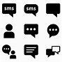 Image result for Text Message Icon No Background