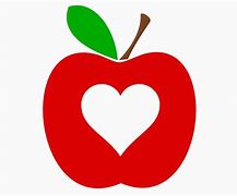 Image result for Heart Apple Stickers