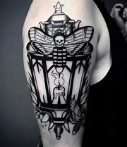 Image result for Lantern Tattoo Black and White