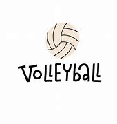 Image result for Volleyball Word in Bubble Letters